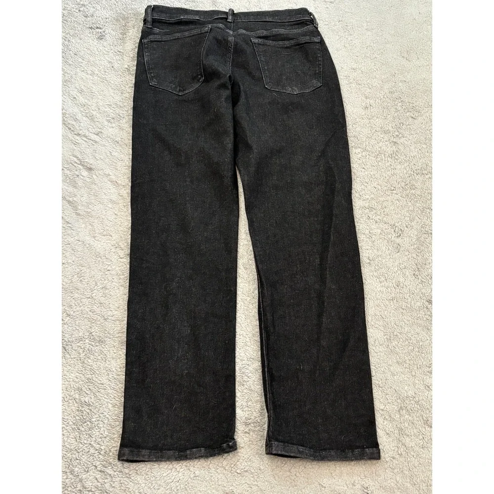 Banana Republic Jeans Mens 32x30 Black Straight Fit Stretch Casual Rocker Grunge